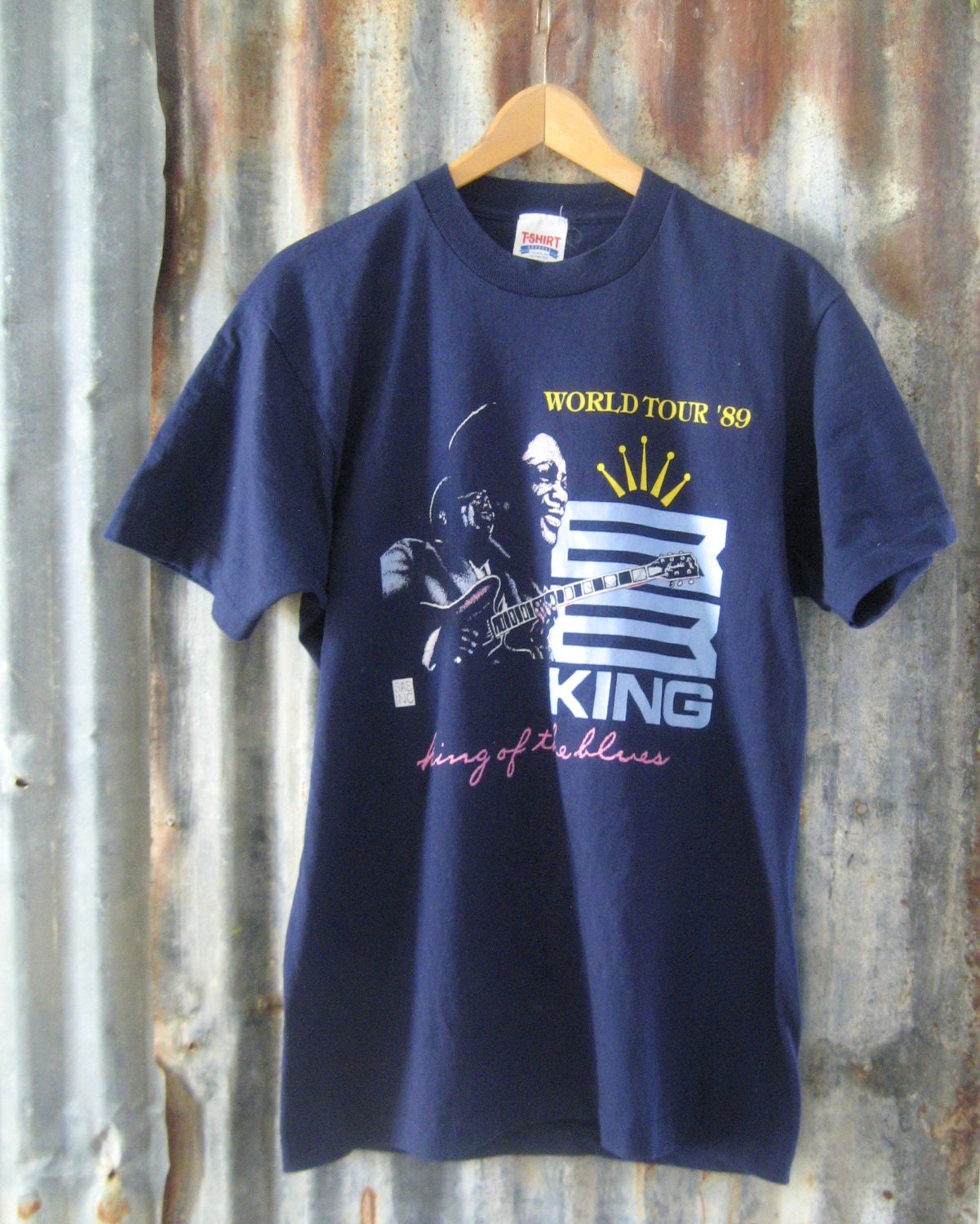 Vintage BB King World Tour ’89 T Shirt / Men Women Large – Haute Juice