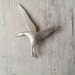 Silver Crane Brooch