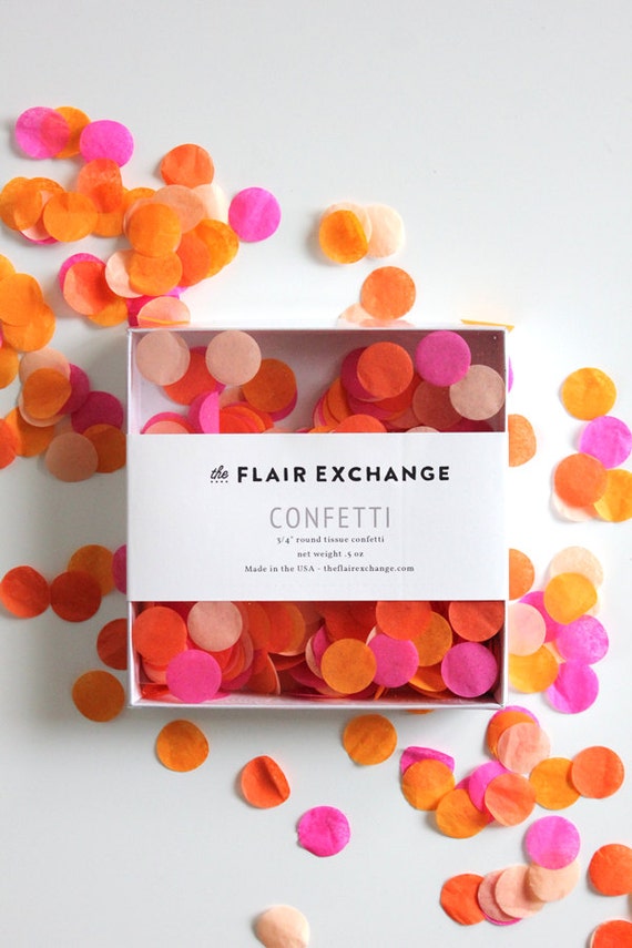 Hand-Cut Confetti - Bright Il_570xn