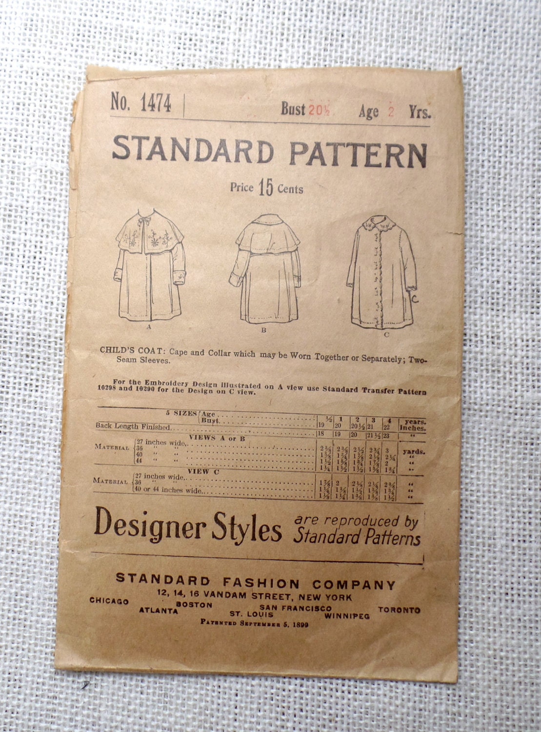 Standard Pattern Etsy | vintage sewing standard pattern children s kids coat cape Standard Pattern Etsy | vintage sewing standard pattern children s kids coat cape