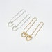 Little Arrow Thread Earrings - 14k Gold Filled or Sterling Silver - SALE