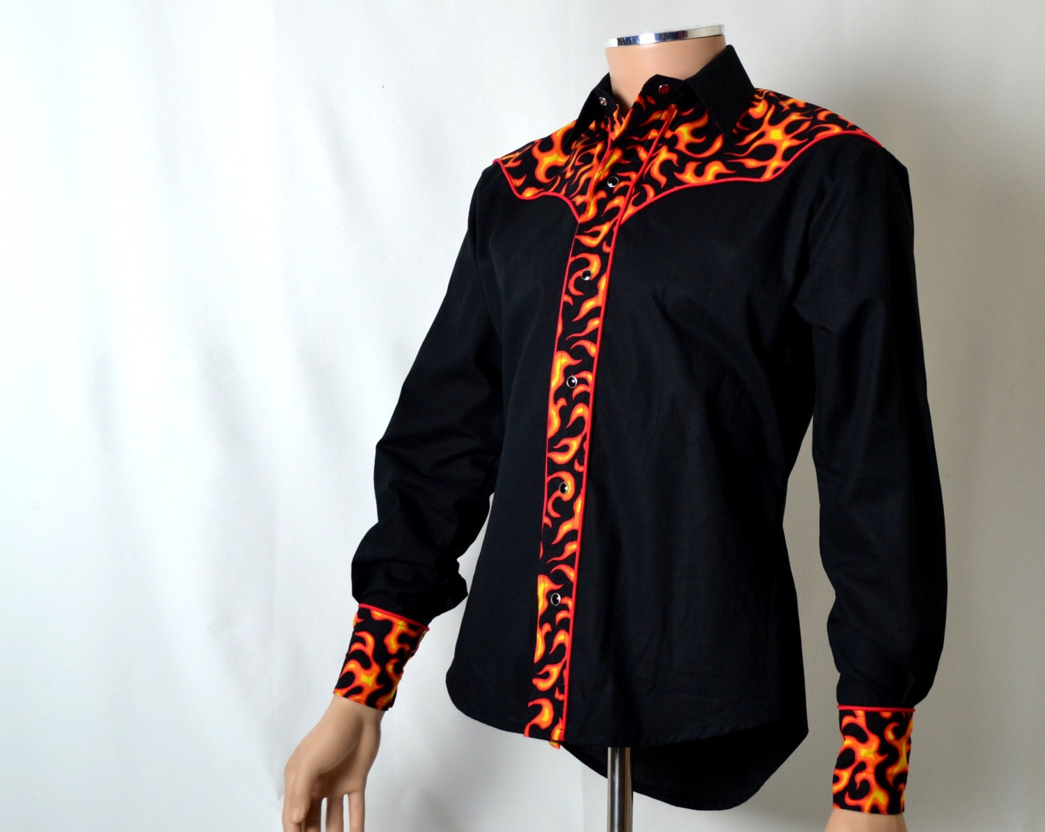 mens flame shirt uk