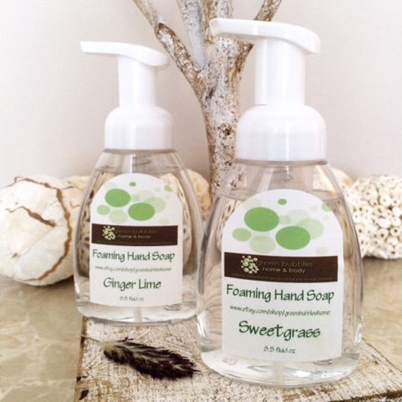Foaming Hand Soap Sweetgrass All Natural 8.5 oz