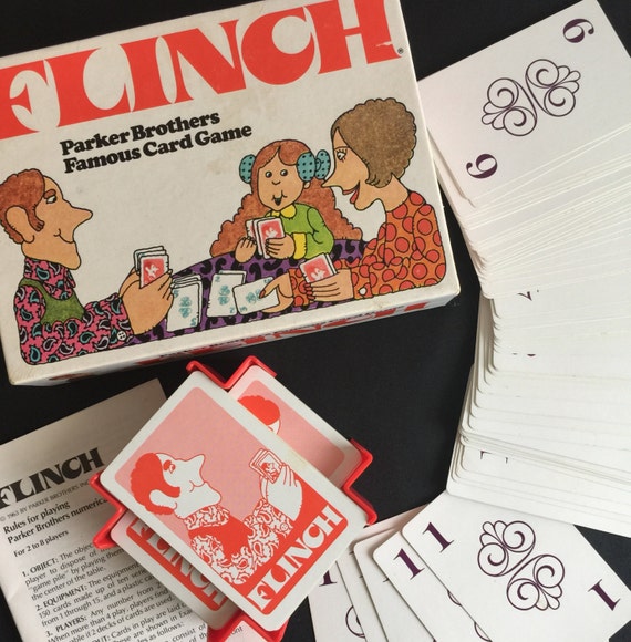 Flinch Vintage Game Parker Brothers 1976 By LillysLuckyPenny