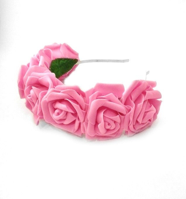 Rose Flower crown: Classic Pastel Flower Halo pastel goth