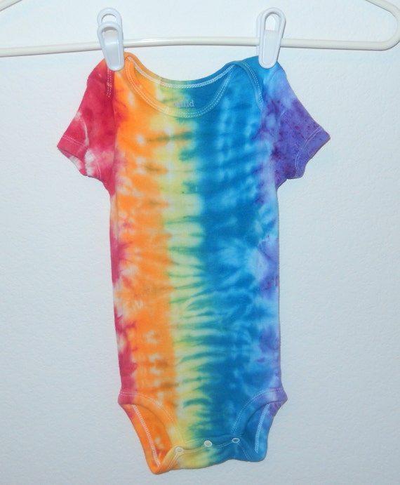 Tie dye baby onesie