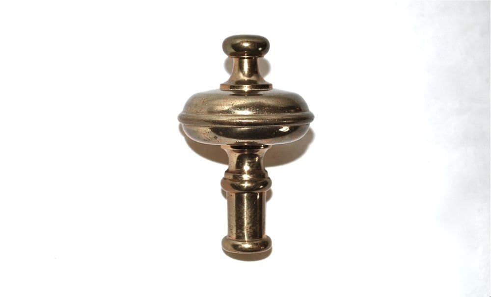 Solid Brass MidCentury Lamp Finial by Stiffel Is Versatile