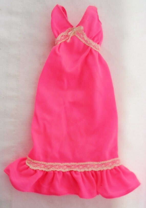 Vintage 1976 Barbie Best Buys Pink Nightgown by DebscountryVintage