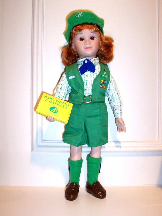 Vintage girl scout dolls