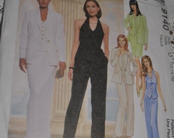 McCalls 9140 Evening Elegance Misses Lined Jackat Lined Top Skirt in two lengths Pants Sewing Pattern UNCUT Size 12 14 16 or Size 14 16 18