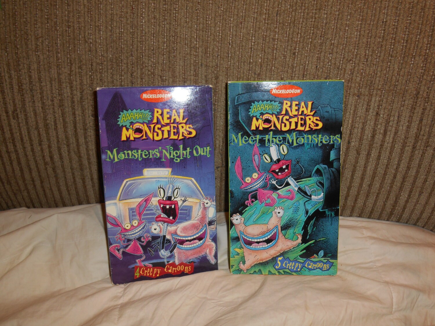 Lot of 2 Rare AAAHH REAL MONSTERS Vhs Tapes by TotallyRetroToys