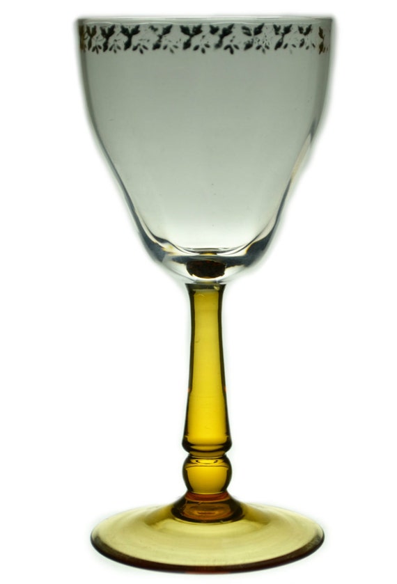 tige ambre vin blanc dorÃ© lunettes, anglais Vintage, annÃ©es 1950