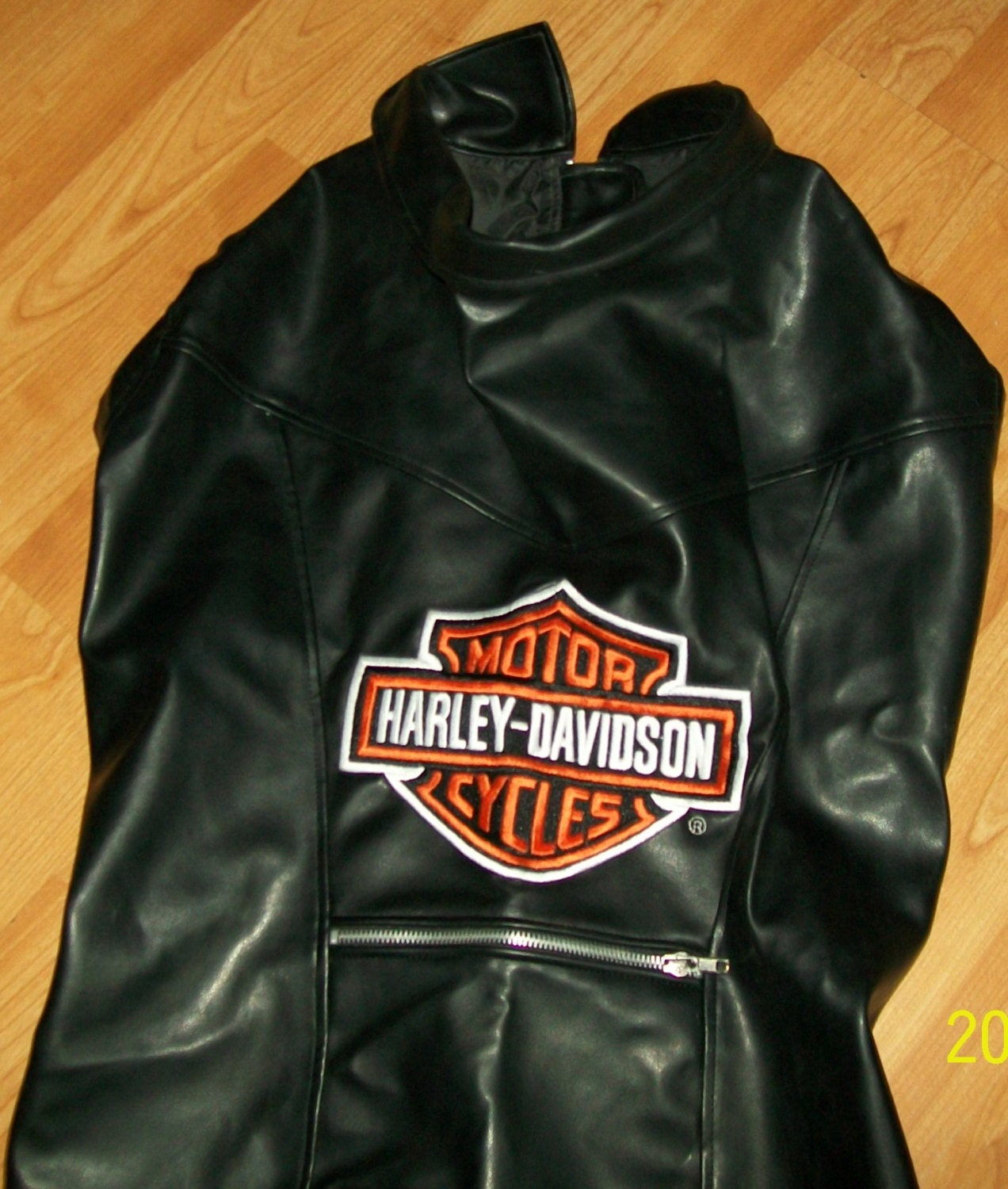 Retro Harley Davidson XL black dog dog coat Harley