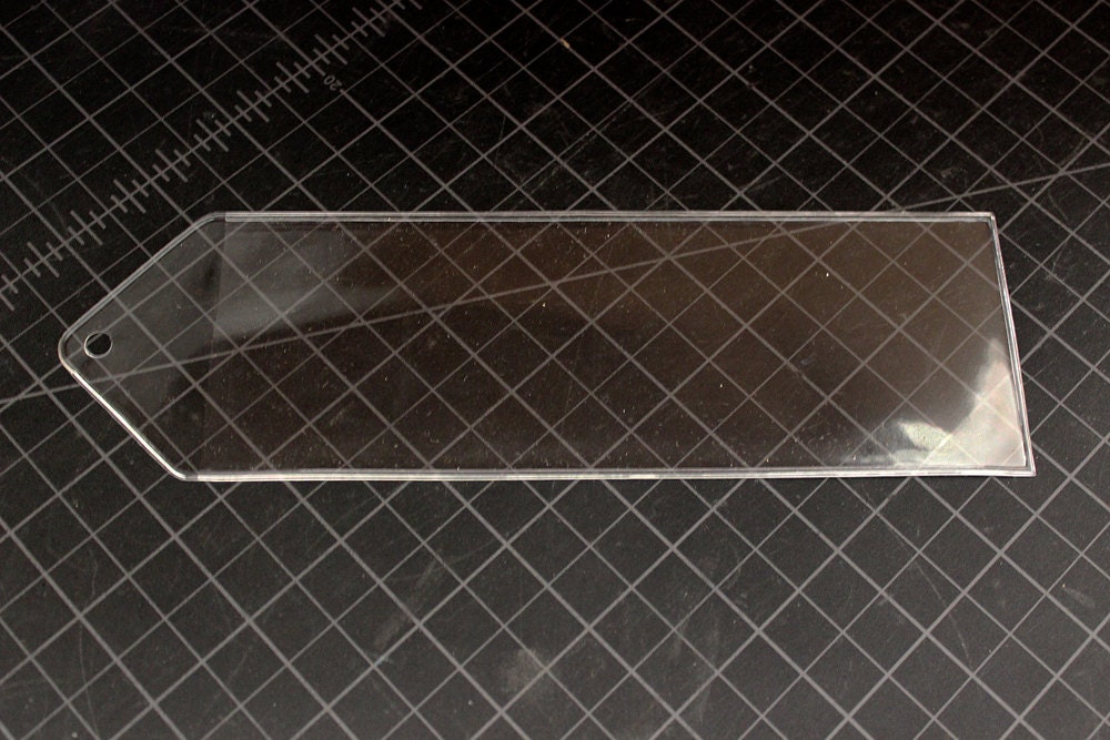 Clear Bookmark Vinyl Sleeves set of 25