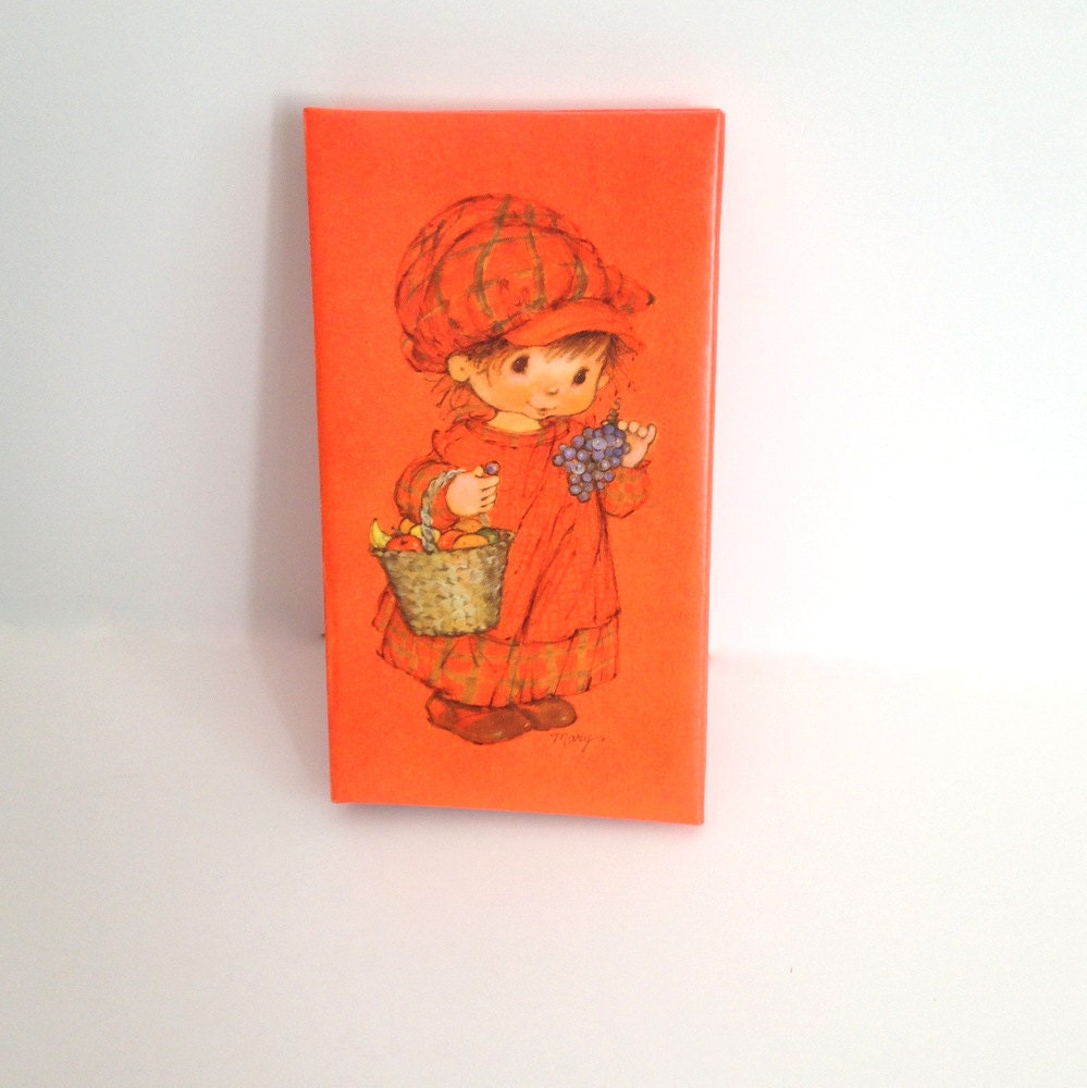 Vintage Hallmark Photo Album Orange Cover with by ShaginyAndTil