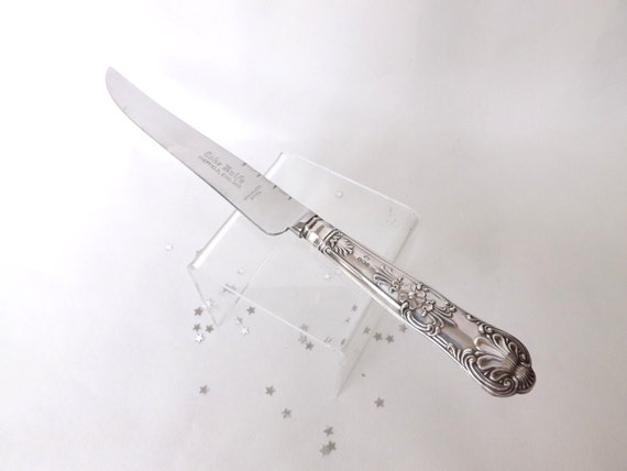 Vintage Silver Cake Knife 2