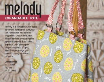 Swoon Bag Pattern: Melody Expandabl e Tote ...