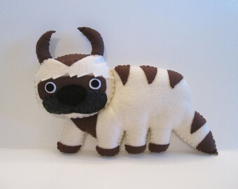 Appa Plush Inspired by Avatar The Last Airbender, Flying Bison Plushie