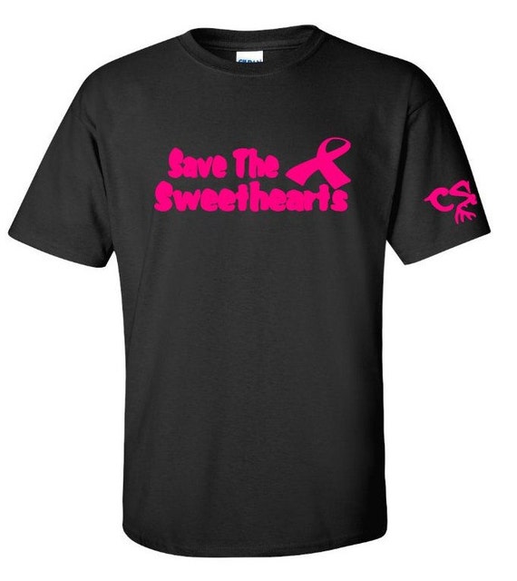 Breast Cancer Ribbon Save the Sweethearts Unisex Vinyl Graphic
