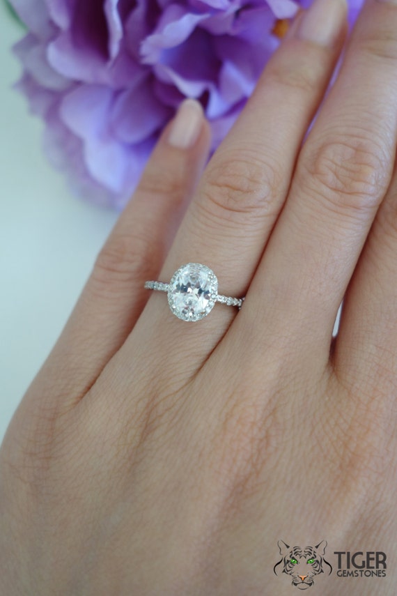 1 carat oval diamond engagement rings