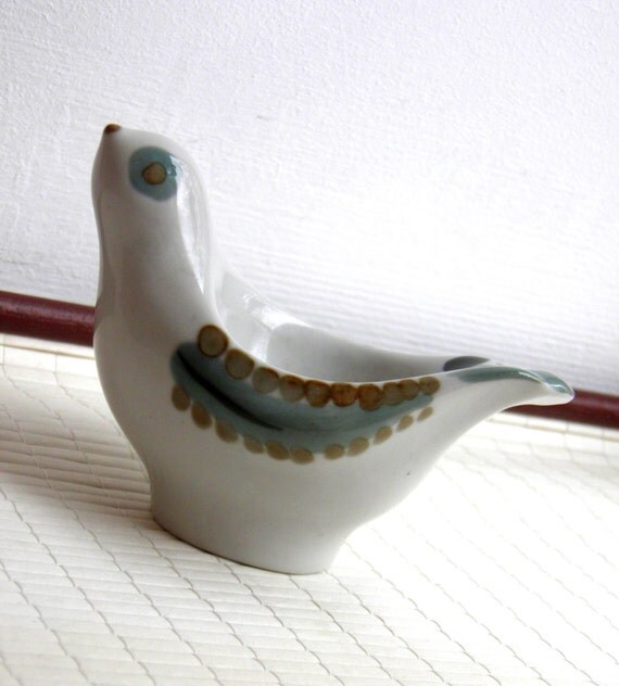 Bird Salt Cellar, saltcellar porcelain, Open Salt Cellars, egg cup