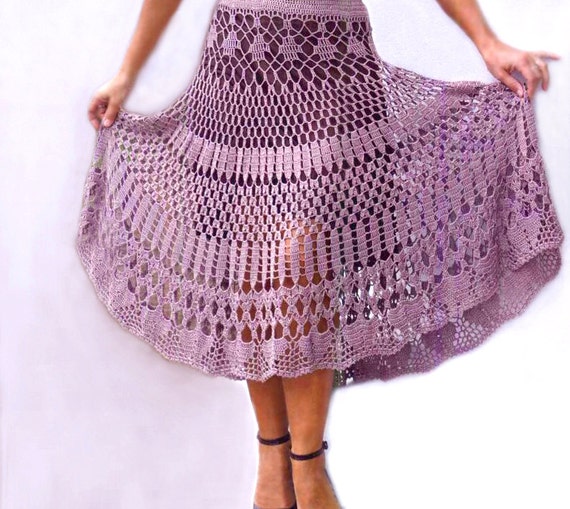 Crochet Skirt Pattern Detailed Tutorial In English For Every