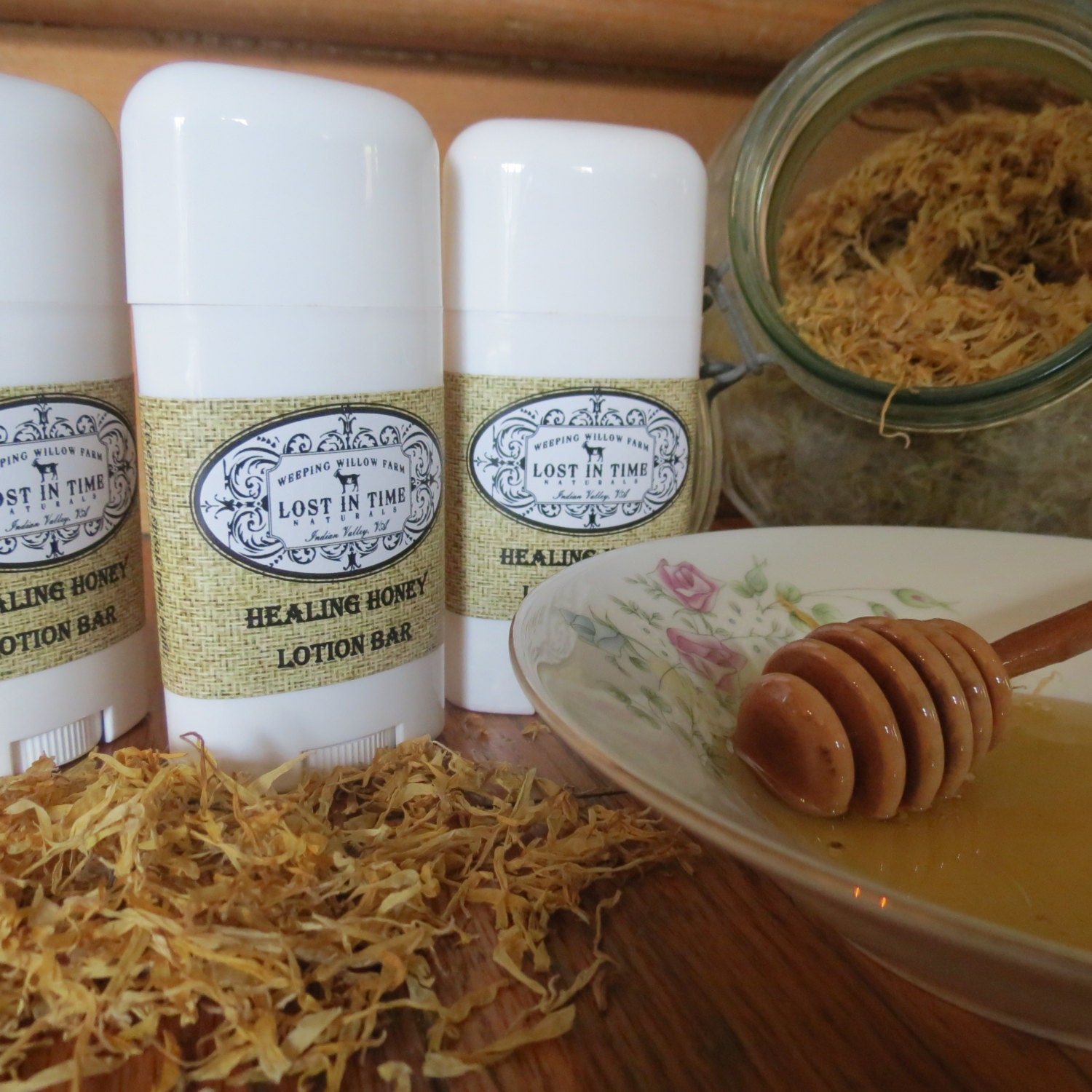Healing Honey Beeswax Lotion Bar