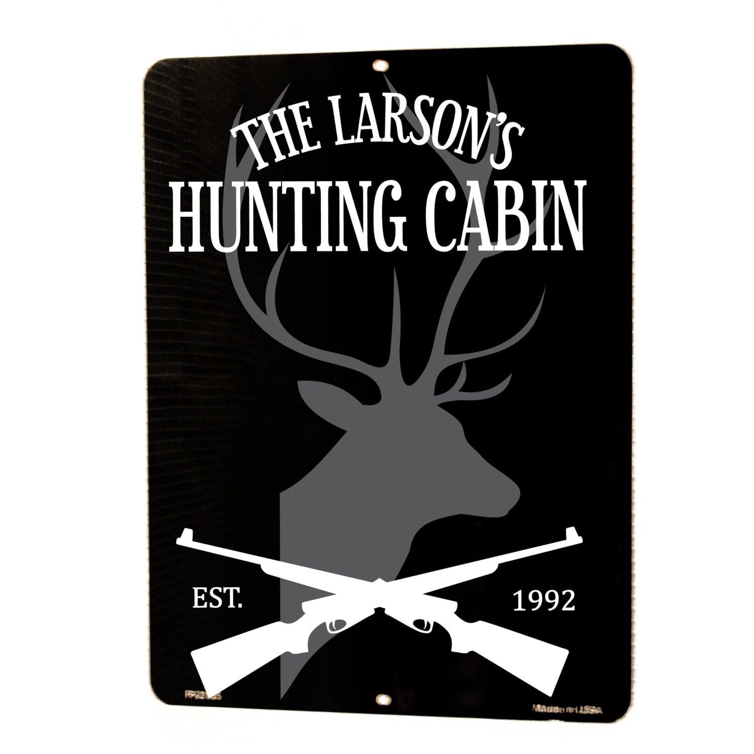 Personalized Hunting Cabin Sign Personalized Hunting by LEVinyl