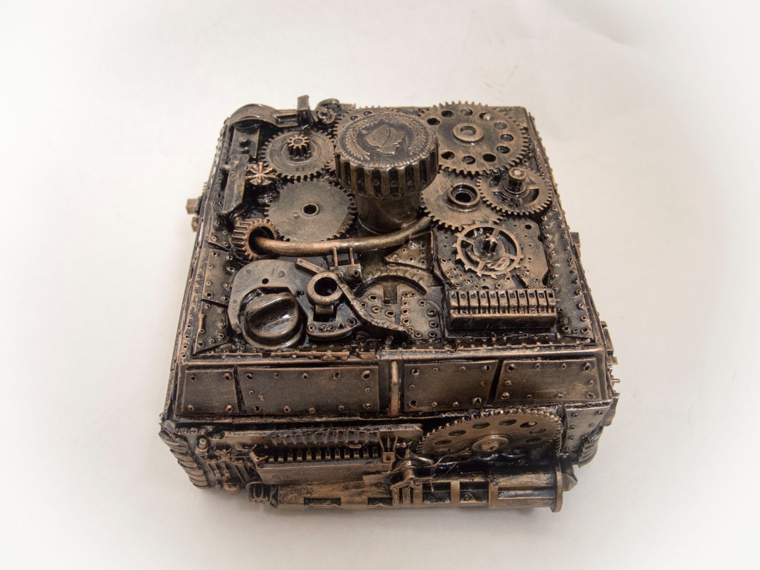 Steampunk jewelry box by Artcreativehands on Etsy