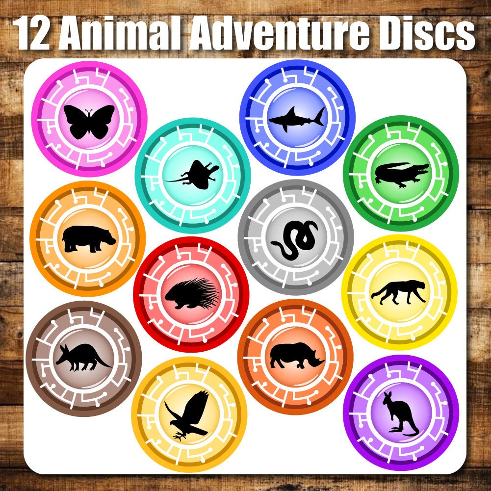 Wild Kratts Creature Power Disc Printable