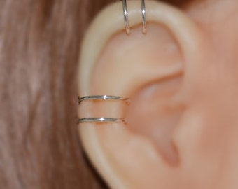cartilage tragus piercing helix ear pierced earring cuff handcrafted required non silver popular items erling hoop faux st fake