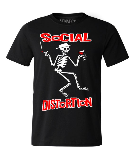 Social Distortion T Shirt by THEROCKHOUSEDESIGN on Etsy