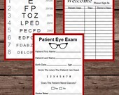Pretend Doctor Eye Chart &amp; Patient Exam Check Up - Kids Doc Dramatic ...