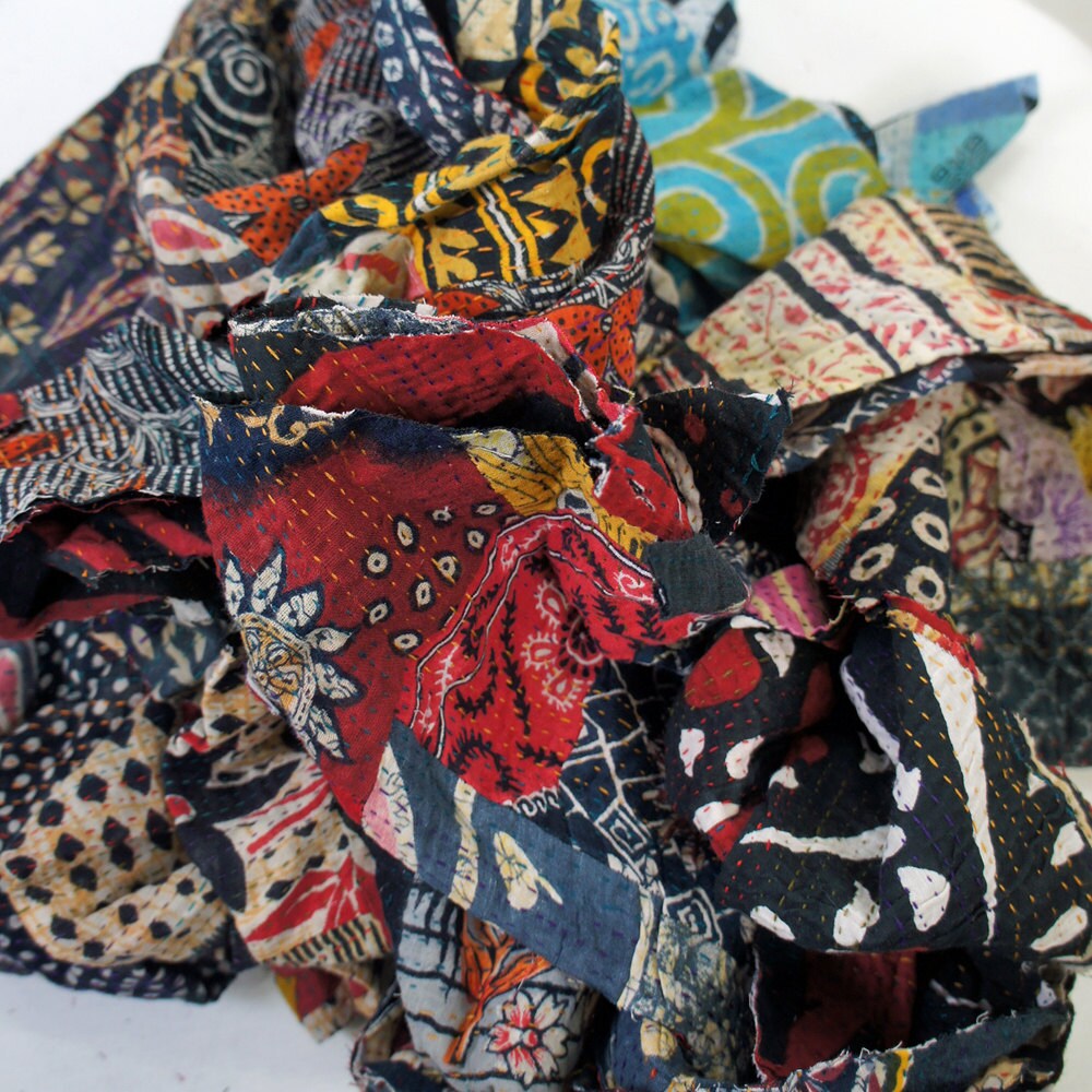 Fabric Sale Original Kantha 2Layer Mix Scraps