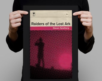 INDIANA JONES Movie Poster Indiana Jones Poster Indiana Jones Print Raiders of the Lost Ark Poster Penguin Classics Print Ribba