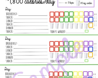 Popular items for 21 day fix planner on Etsy