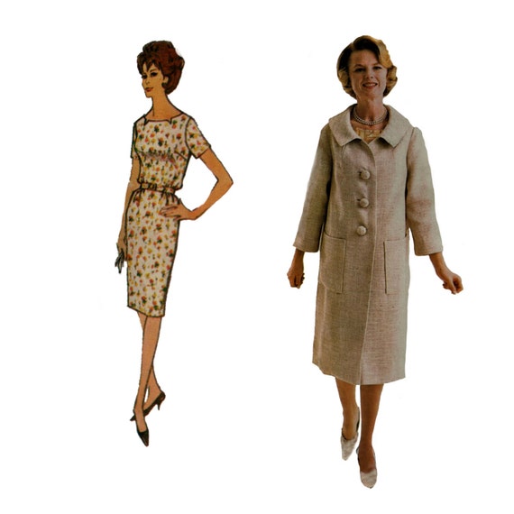 Black sheath dress with matching coat size manhattan