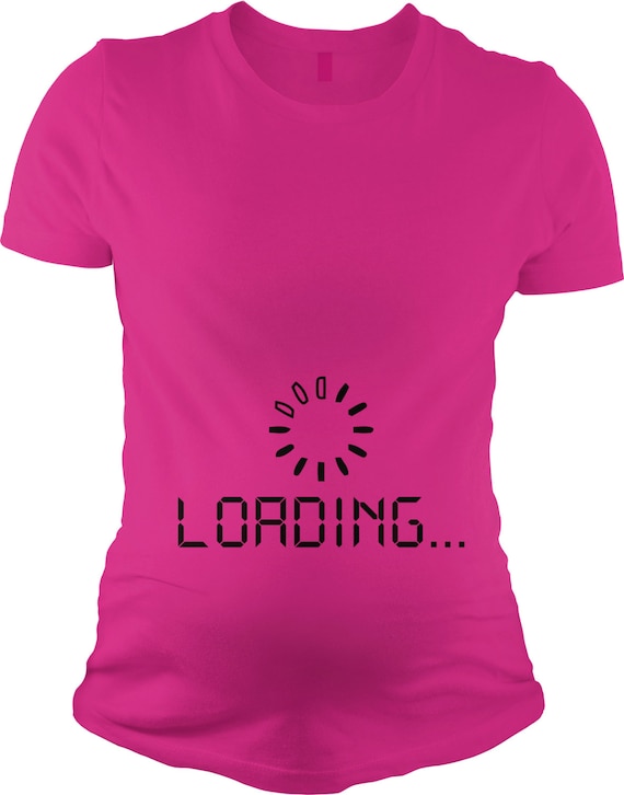 baby loading maternity shirt