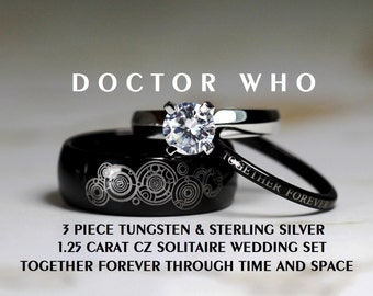 tungsten wedding ring sets