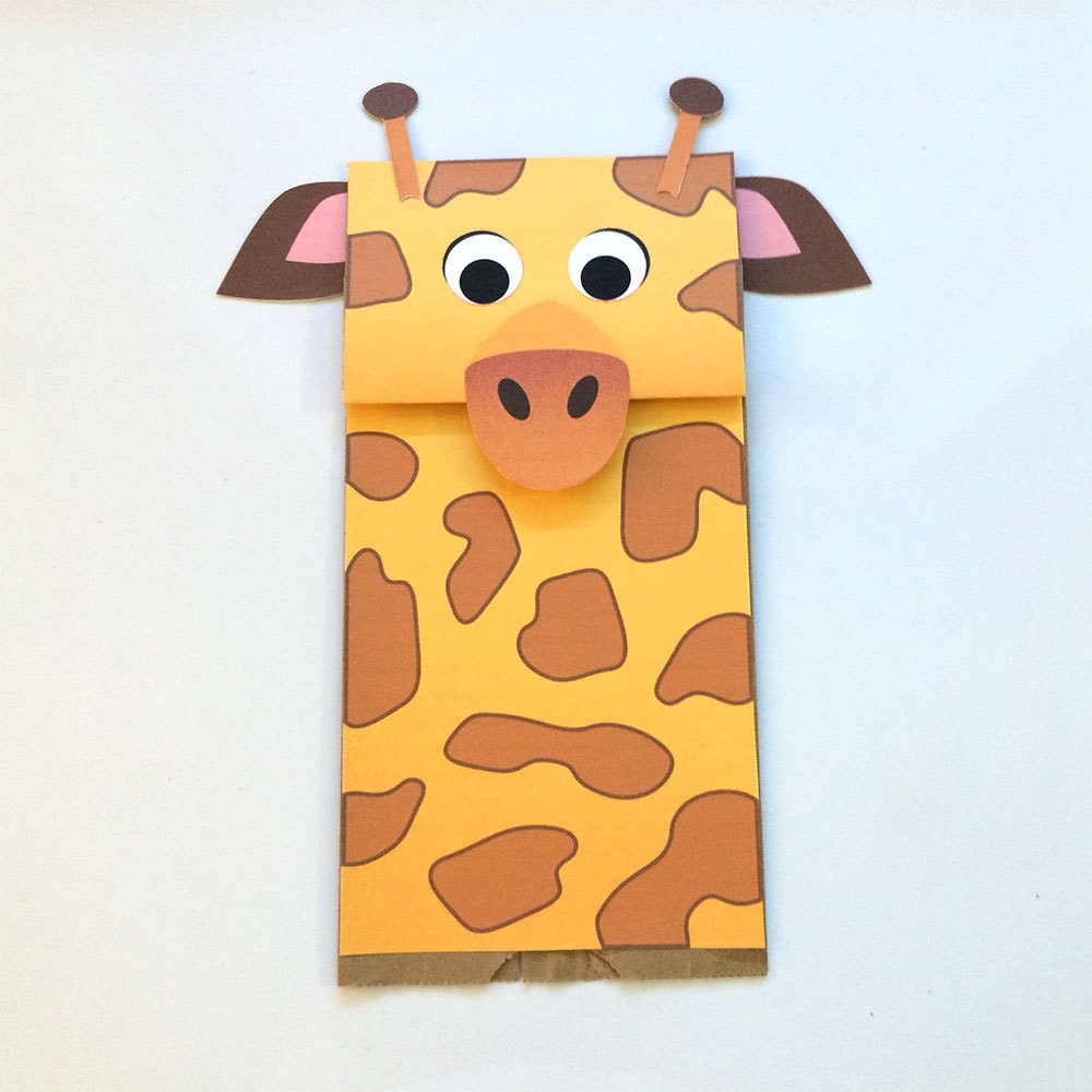 dinosaur brown paper bag puppet