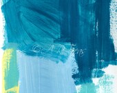 Abstract Acrylic Painting Archival Art Print "Exploring Color"