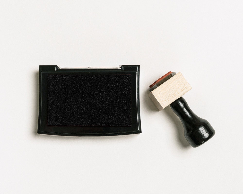 Black Ink Pad Black Ink Stamp Pad NonToxic Ink Pad Stamp