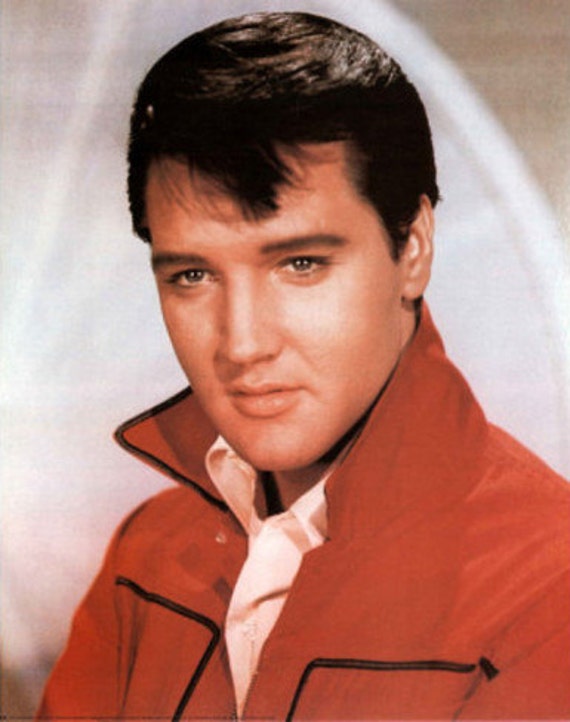 Elvis Presley Red jacket Close Up Rare Poster