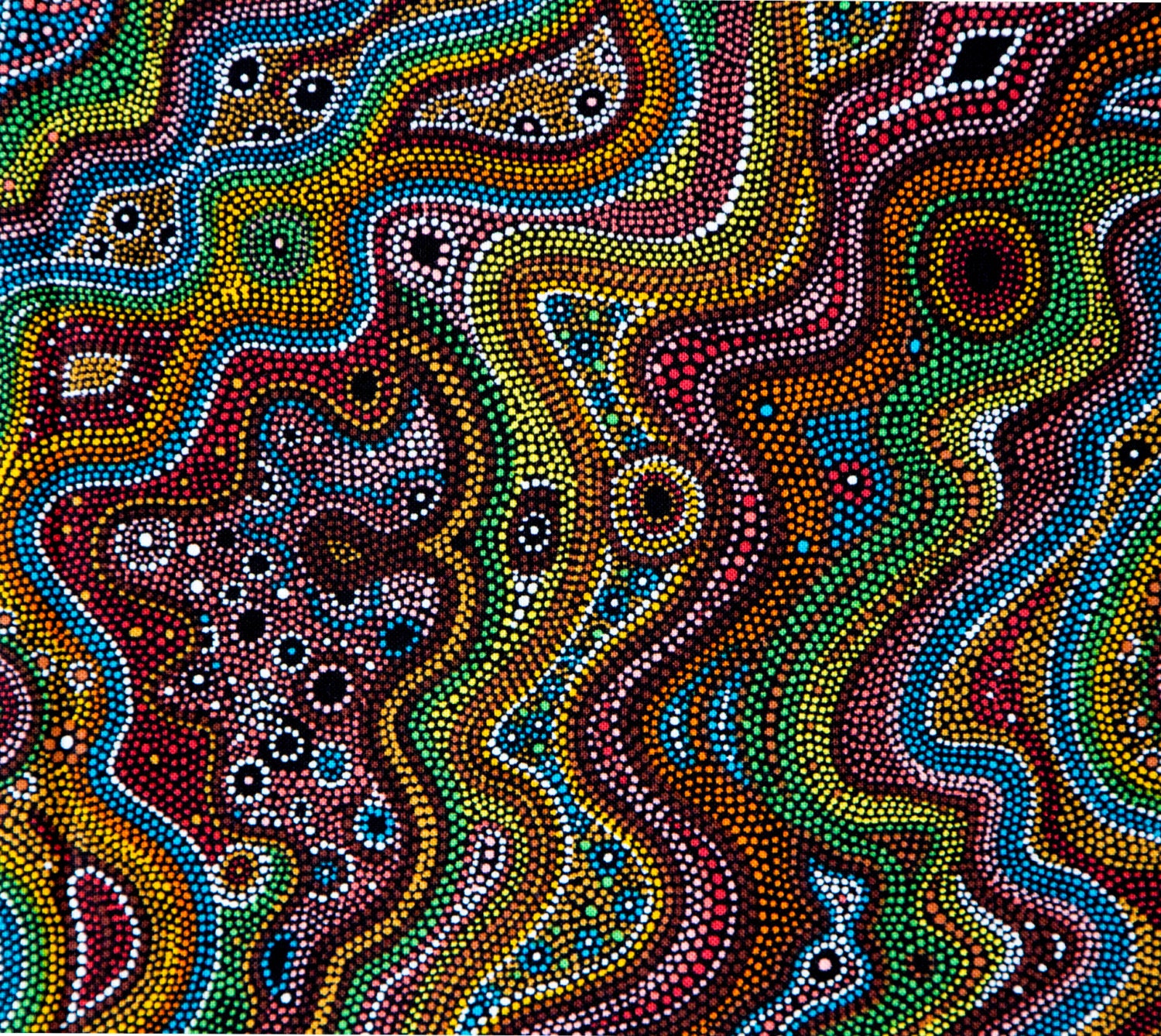 100 Cotton Quilting Fabric Australian Inspired MUGUNGALYI