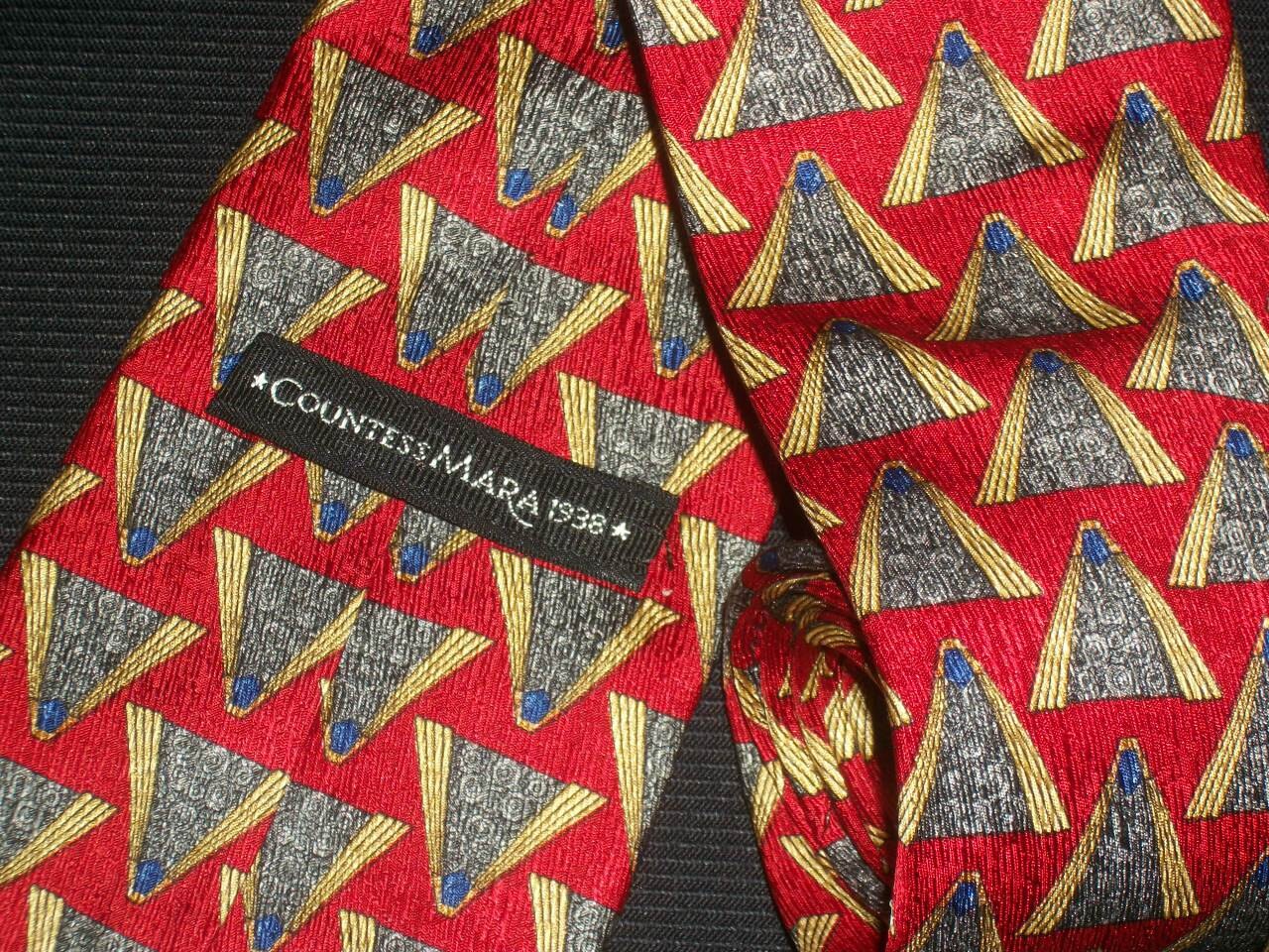 Vintage Countess Mara Tie 1938 100 Silk Woven by TheTieParadise