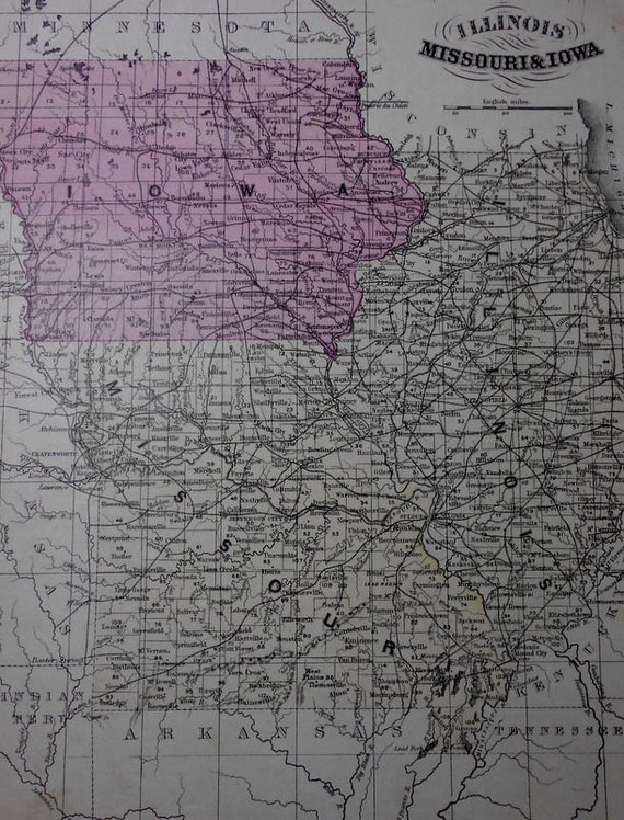 fancy illinois iowa missouri map
17