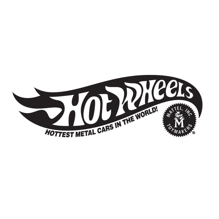 original hot wheels logo wall vinyl decal sticker item 0297