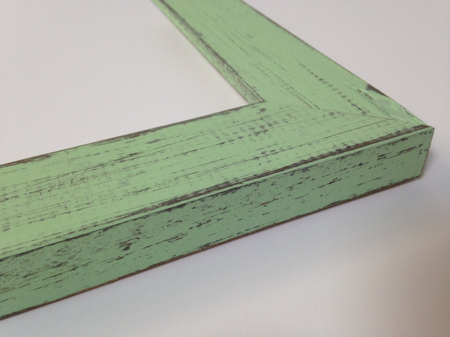 GREEN Rustic Wood Picture Frame Mint Green Reclaimed