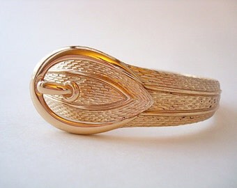 Vintage Gold Avon Buckle Bracelet