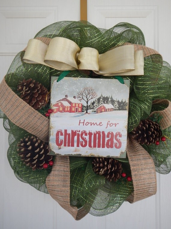 Items Similar To Handmade Holiday & Seasonal Wreaths For Decorating ...